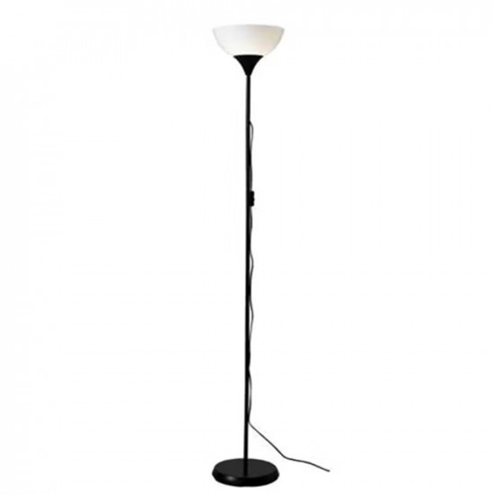 مصباح أرضي للديكور أبيض/ أسود