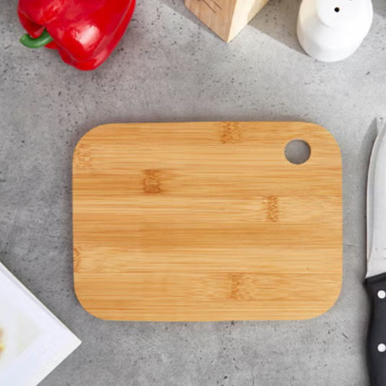 لوح تقطيع من خشب الخيزران بني 20 x 0.9سم