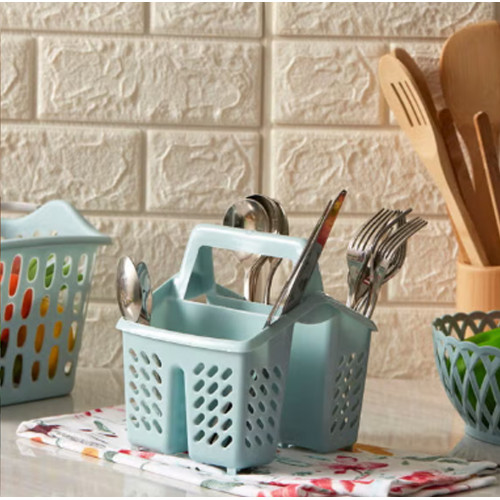 حامل أدوات المائدة من سبيكترا أزرق 16 x 16سم