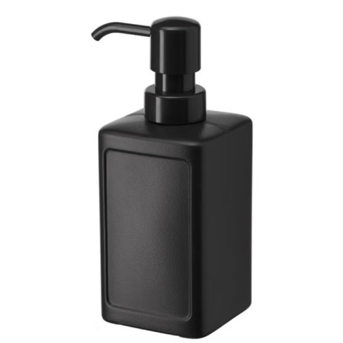 موزع صابون على شكل مستطيل أسود