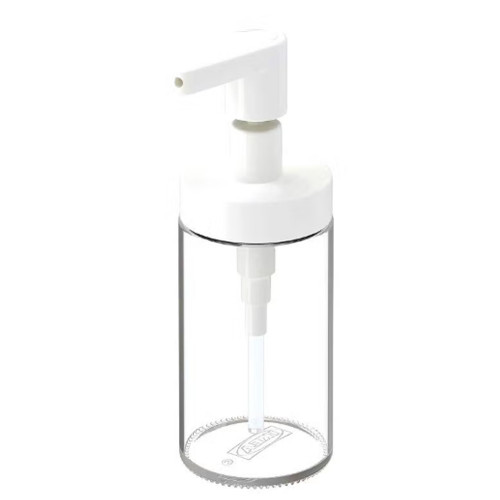 موزع الصابون السائل شفاف/ أبيض 10سم
