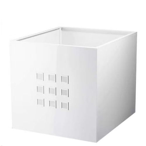 صندوق تخزين متعدد الأغراض أبيض