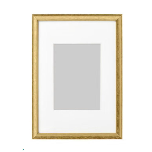 إطار ذهبي اللون مقاس 21X30 سم