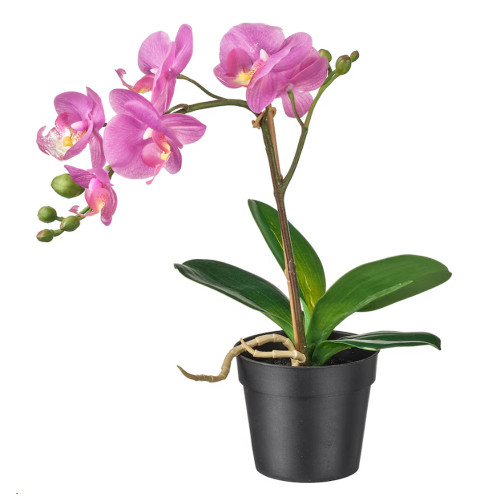 نبات صناعي في آنية, أوركيد بنفسجي, 9 سم نبات صناعي في آنية, أوركيد بنفسجي, 9 سم