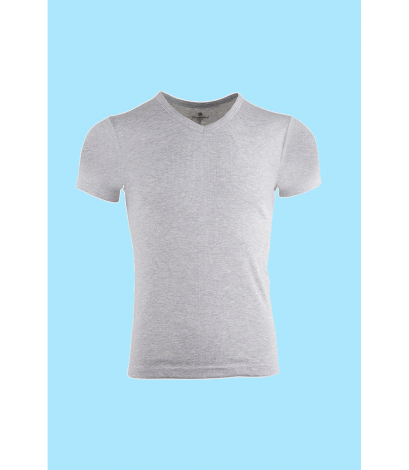 شد 6 حبة فنايل ستريش رقبة V  قطن 100% ماركة جيلان التركية كود 047