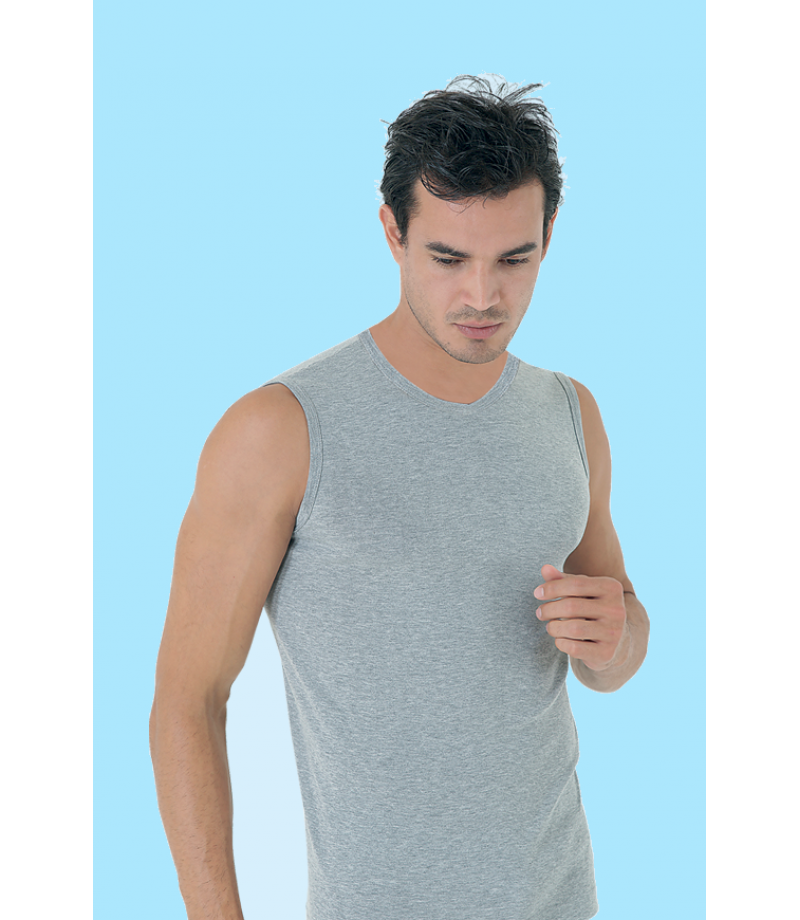 شد 6 حبة فنايل كات رقبة V  قطن 100% ماركة جيلان التركية كود 048