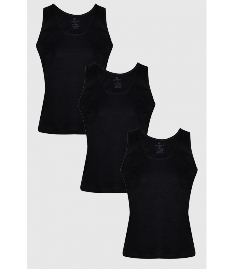 شد 6 حبة فانيلة علاقي سادة بدون تطريز قطن 100% ماركة جيلان كود 167