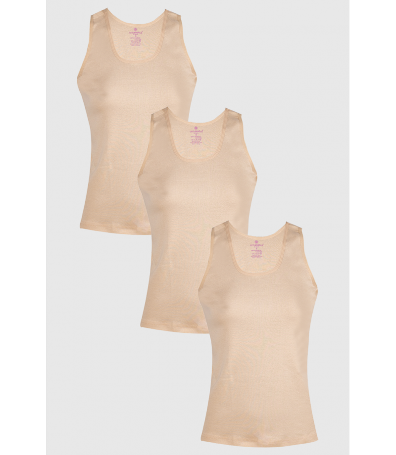 شد 6 حبة فانيلة علاقي سادة بدون تطريز قطن 100% ماركة جيلان كود 167