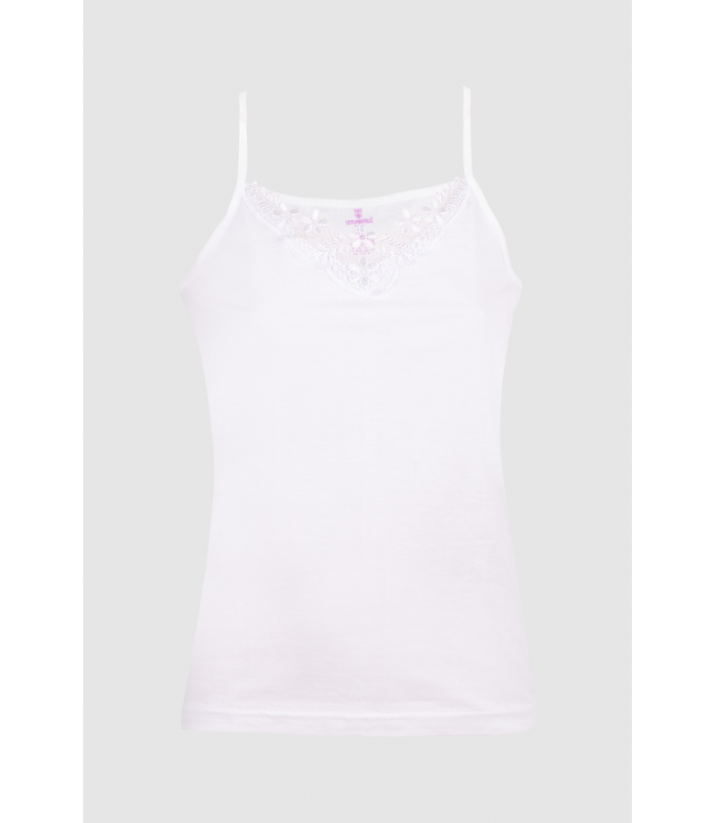 شد 6 حبة فنايل علاقي خيط قطن 100%  فاخر جدا مع تطريزة في الصدر صناعة تركية ماركة جيلان  كود 171