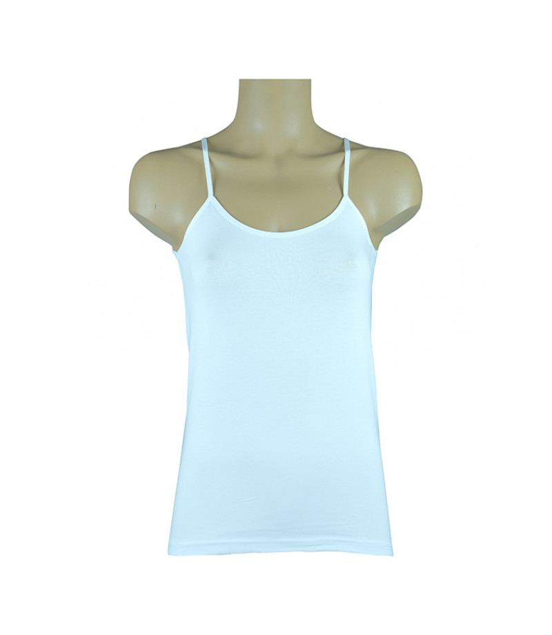 شد 6 حبة فانيلة علاقي خيط سادة بدون تطريز قطن 95% ماركة جيلان التركية كود 184