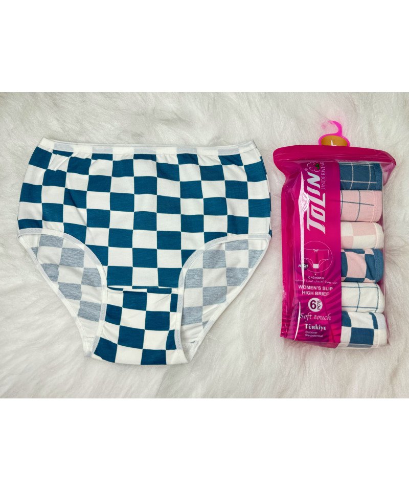 شد 6 حبة كيلوت نسائي ليغرا صناعة تركية ماركة تولين كود 2186