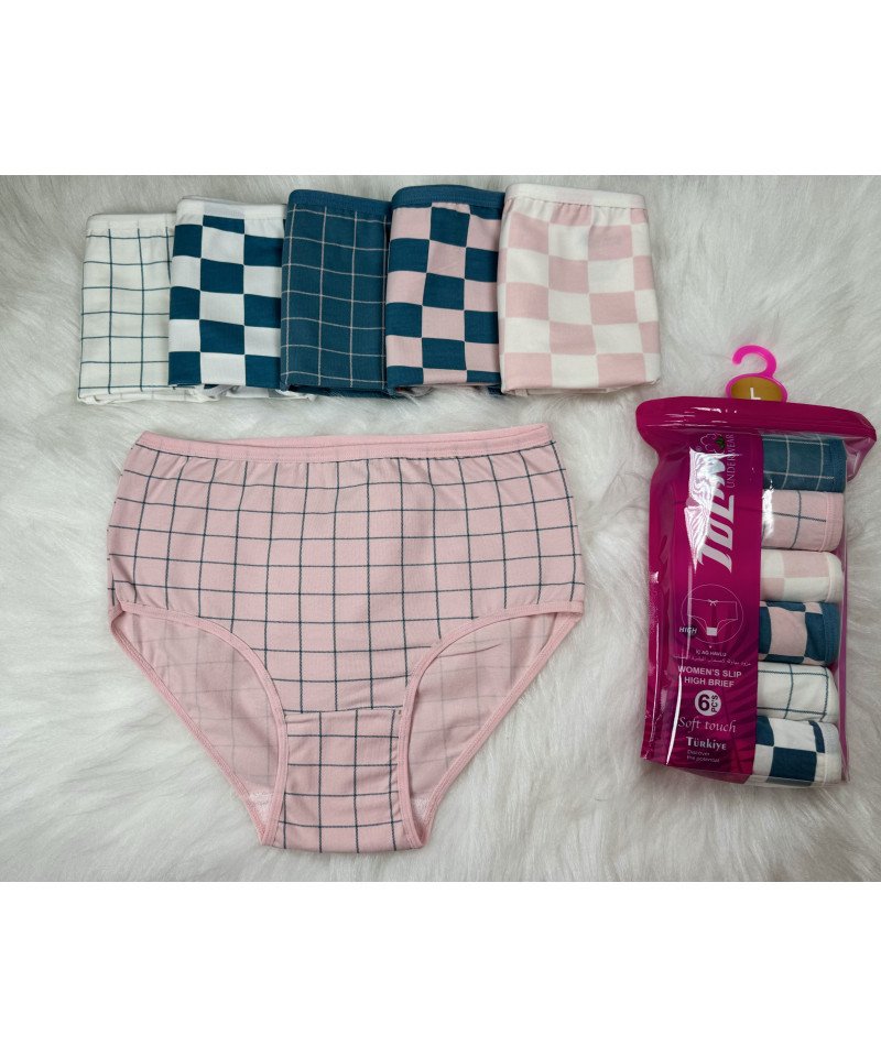 شد 6 حبة كيلوت نسائي ليغرا صناعة تركية ماركة تولين كود 2186