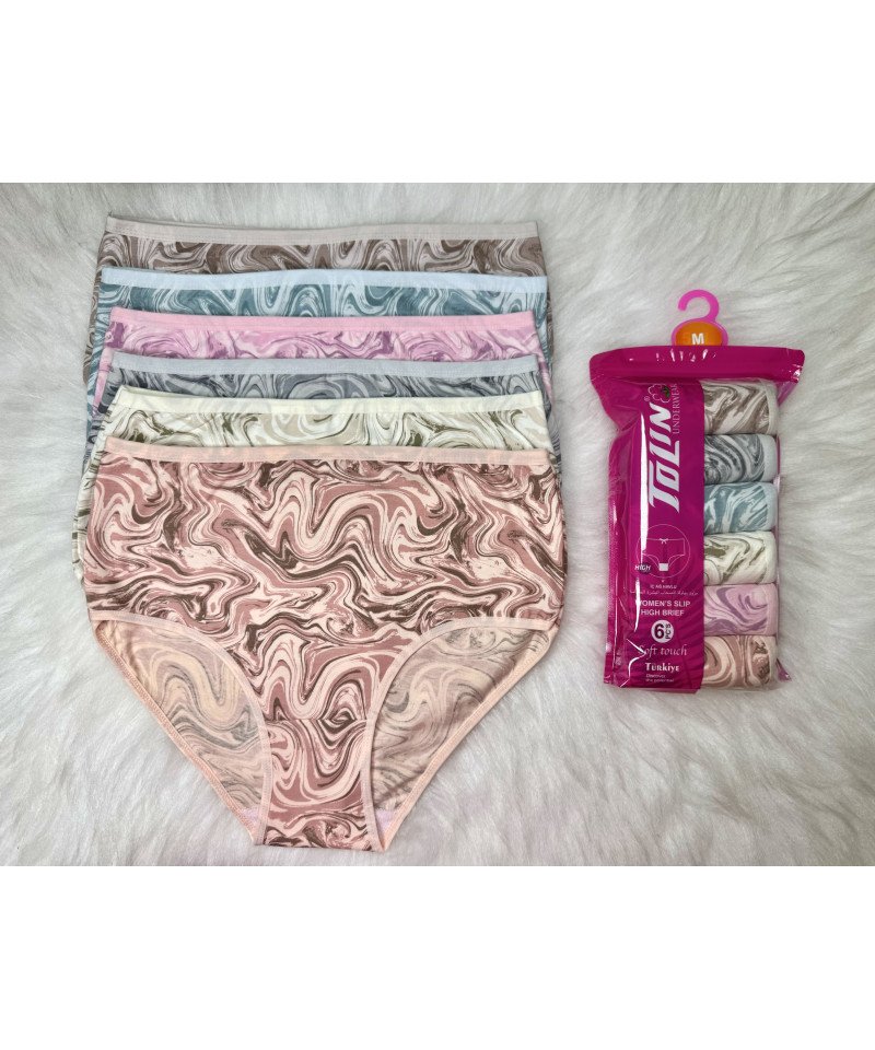 شد 6 حبة كيلوت نسائي ليغرا صناعة تركية ماركة تولين كود 2186