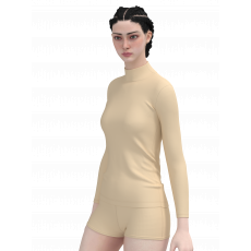 فانيلة كم طويل ليغرا رقبة عالية صناعة تركية ماركة  تولين 