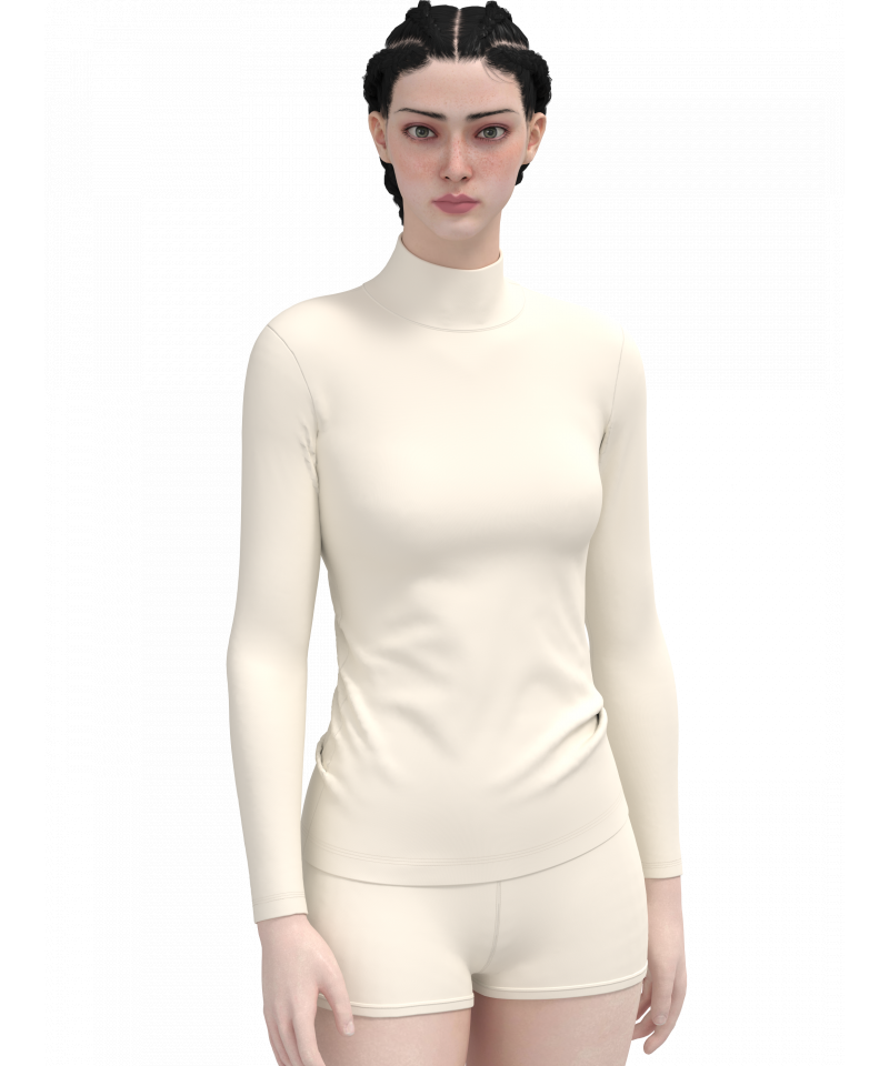 فانيلة كم طويل ليغرا رقبة عالية صناعة تركية ماركة  تولين 