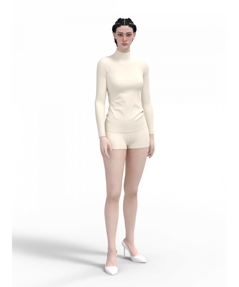 فانيلة كم طويل ليغرا رقبة عالية صناعة تركية ماركة  تولين 