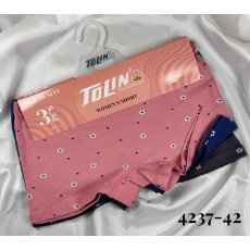 شد 3 حبة شورت نسائي قطن 100% صناعة تركية ماركة تولين 