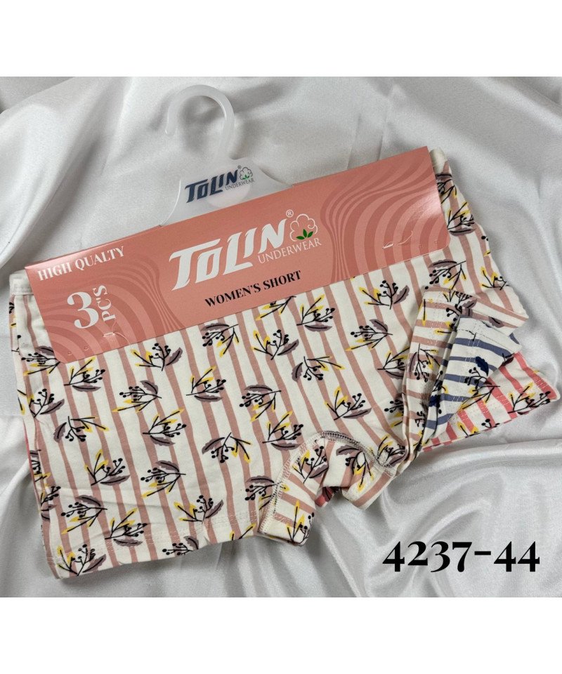 شد 3 حبة شورت نسائي قطن 100% صناعة تركية ماركة تولين 
