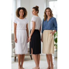 شد 6 حبة نص شلحة سفلي ( تنورة داخلية ) قطن 100% صناعة تركية ماركة جيلان كود 251