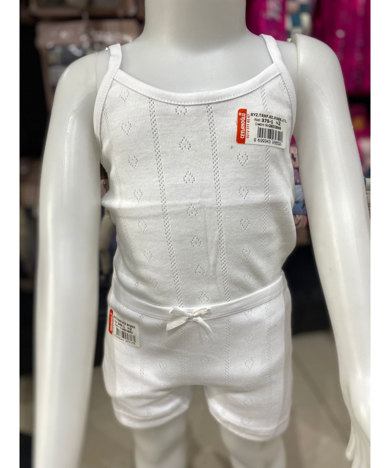 شد 6 حبة قطن تركي مخرم فانيلة وشورت قطن 100% صناعة تركية ماركة جيلان 