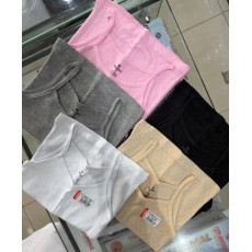 شد 6 حبة فانيلةقطن تركي مخرم خيط قطن 100% صناعة تركية ماركة جيلان 