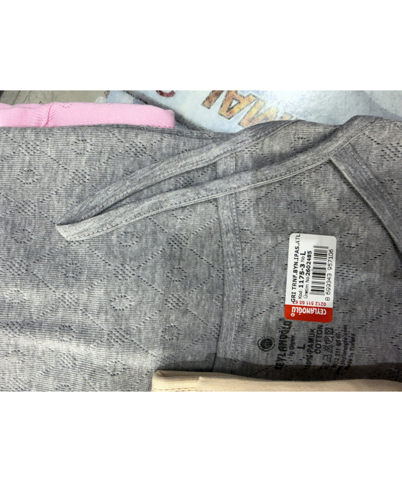 شد 6 حبة فانيلةقطن تركي مخرم خيط قطن 100% صناعة تركية ماركة جيلان 