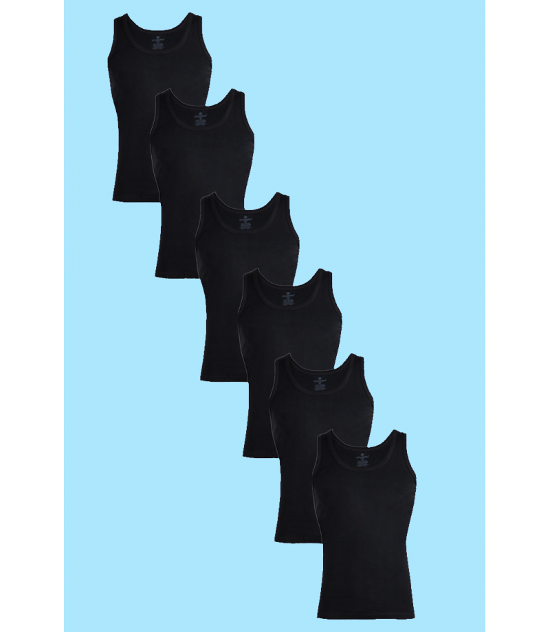 شد 6 حبة فنيلة علاقي قطن 100% ماركة جيلان التركية كود 001