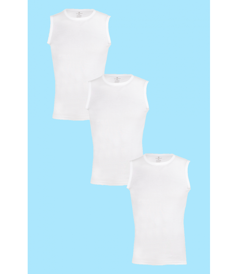 شد 6 حبة فانيلة كات رقبة دايري مرتفع كود 027 قطن 100% ستريش 