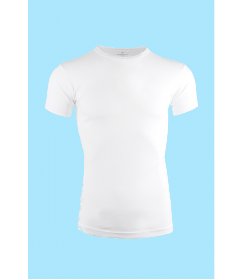 شد 6 حبة فنيلة رقبة دايري مرتفع ستريش قطن 100% كود 042