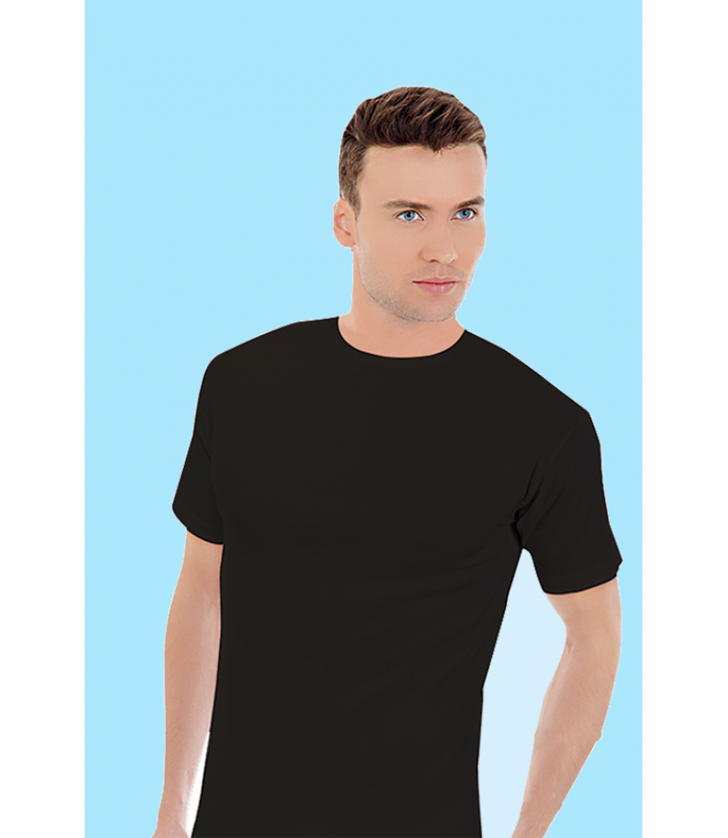 شد 6 حبة فنيلة رقبة دايري مرتفع ستريش قطن 100% كود 042