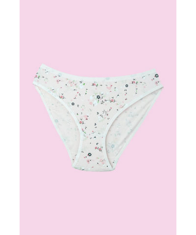 شد 6 حبة كيلوت نسائي قطن 100% مزهر كود 143