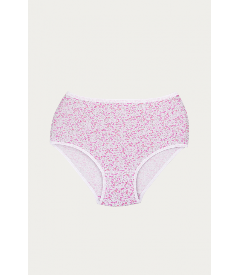 شد 6 حبة كيلوت نسائي مزهر قطن 100% صناعة تركية ماركة جيلان كود 144