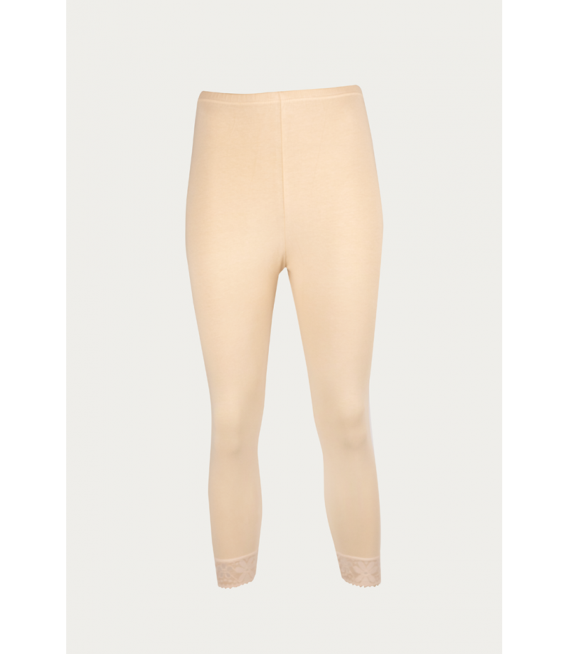 شد 6 حبة سروال طويل ليغنز ماسك مع دانتيل قطن 100% صناعة تركية ماركة جيلان كود 238