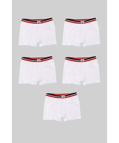 شد 6 حبة بوكسر مطاط ولادي قطن 90% صناعة تركية ماركة جيلان كود 343