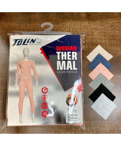 بيجاما ثيرمال حراري بناتي صناعة تركية ماركة تولين 