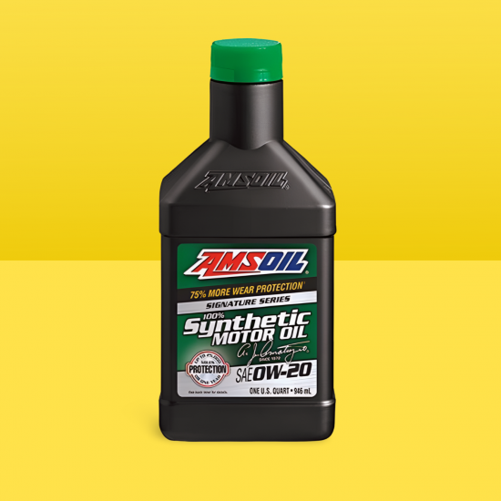 زيت المحرك التخليقي امزويل AMSOIL Signature Series 0W-20 - 1 لتر