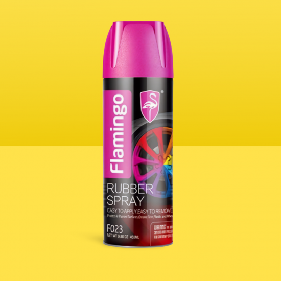 بخاخ مطاطي لتلوين العجلات فلامنغو - 450 مل (F023#4)