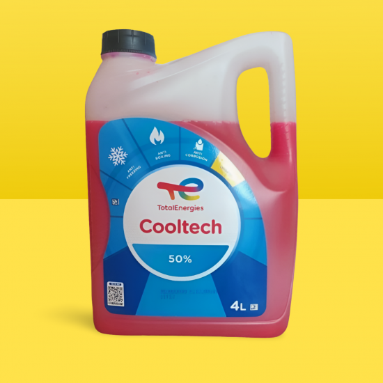 مبرد المحرك توتال Total  الأحمر 50% - 4 لتر