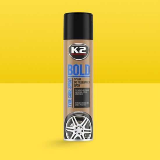 بخاخ تلميع الإطارات كيه 2 بولد K2 - 600 مل