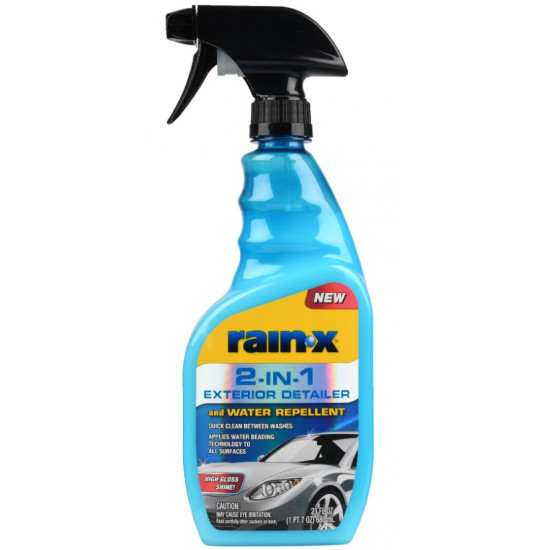 ملمع خارجي وطارد للماء Rain-X 2-in-1 - 680 مل