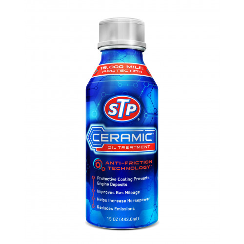 STP Ceramic Oil Treatment 443ml – اس تي بي حماية متقدمة للمحرك بتقنية السيراميك