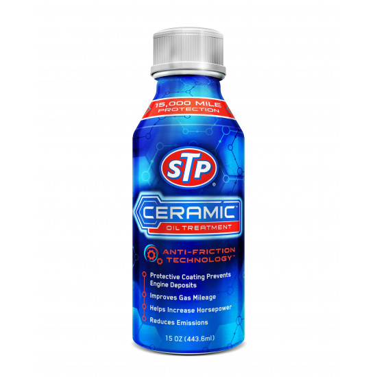 STP Ceramic Oil Treatment 443ml – اس تي بي حماية متقدمة للمحرك بتقنية السيراميك
