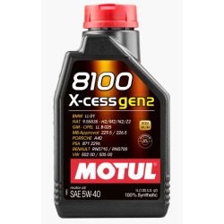 زيت المحرك موتول 8100 X-CESS GEN2 5W-40 Motul– عبوة 1 لتر