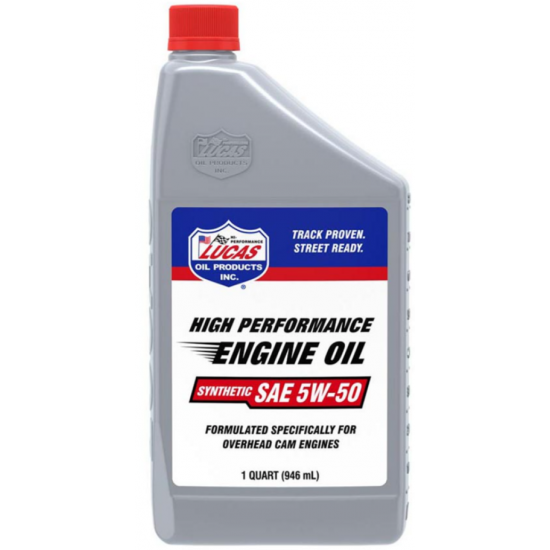 زيت لوكاس فول سينثتيك 5W‑50 – 946Lucas مل – API SP زيت لوكاس فول سينثتيك 5W‑50 – 946Lucas مل – API SP