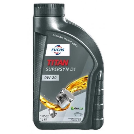 TITAN SYN SP SAE 0W-20 Fuchs – زيت فوكس محرك تخليقي بالكامل عالي الكفاءة 1 لتر TITAN SYN SP SAE 0W-20 Fuchs – زيت فوكس محرك تخليقي بالكامل عالي الكفاءة 1 لتر