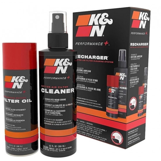 مجموعة تنظيف فلتر الهواء من كي ان K&N – K&N Air Filter Cleaning Kit