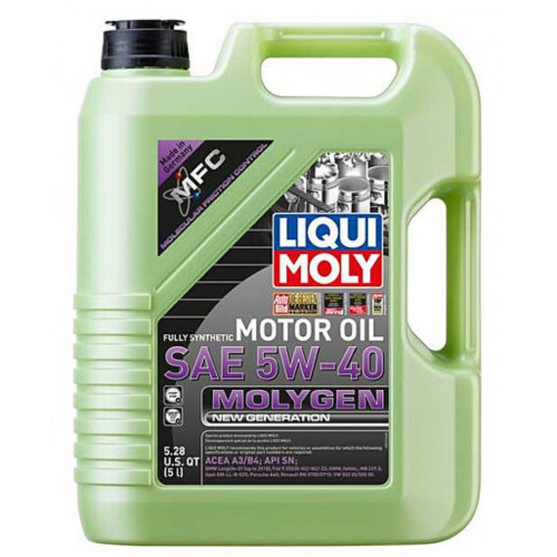 زيت محرك ليكوي مولي Liqui Moly Molygen نيو جينيريشن 5W-40 – 4 لتر
