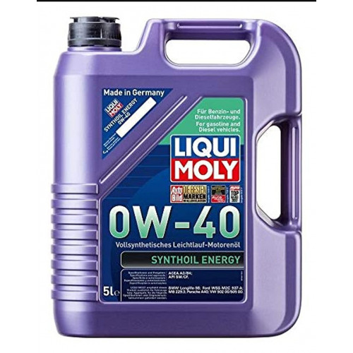 زيت المحرك تخليقي بالكامل ليكوي مولي– Liqui Moly Synthoil Energy New Generation 0W‑40 – 4 لتر
