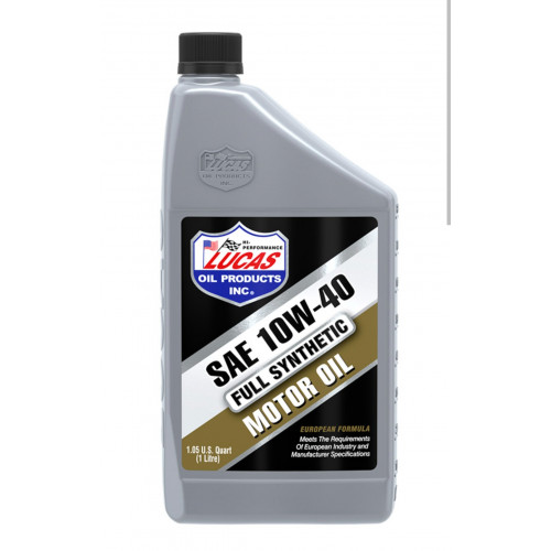 زيت محرك لوكاس تخليقي بالكامل 10W‑40 – 1Lucas  كوارت (946 مل)