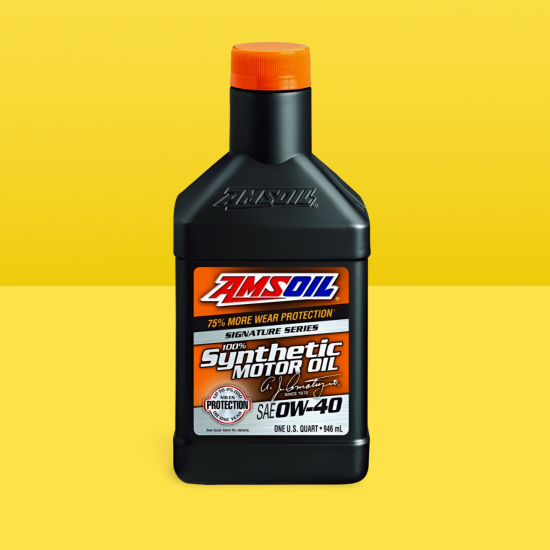 زيت المحرك التخليقي امزويل AMSOIL Signature Series 0W-40 - 1 لتر